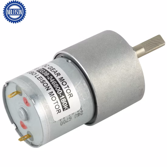 37mm 6V 12V 24 Low Rpm 1n. M High Torque Micro DC Gearbox Electric Metal Gear Motor for Robot and Electric curtain