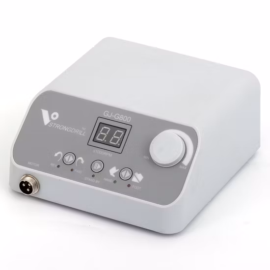 歯科技工所、35,000 rpm 高速ブラシレスマイクロモーター、膝操作ハンドピース